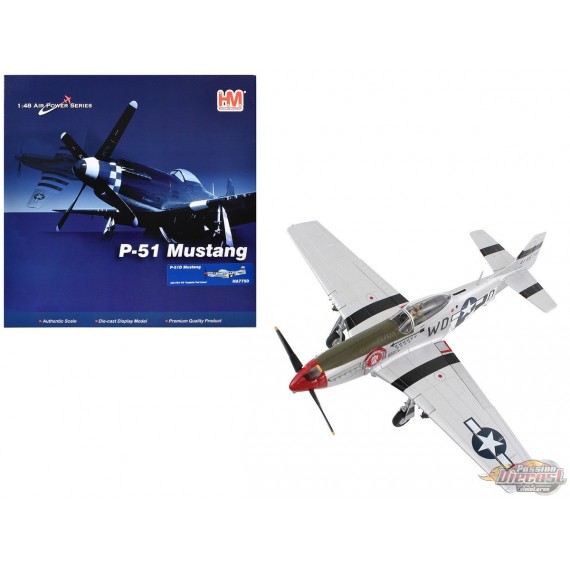 North American P-51D Mustang / USAAF 4th FG, 335th FS, 44-14570 Thunder Bird, Capt. Lines / Hobby Master 1:48 HA7750