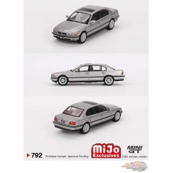BMW 750IL Argent tremble métallisé - Mini GT - 1:64 - MGT00792 Passion Diecast
