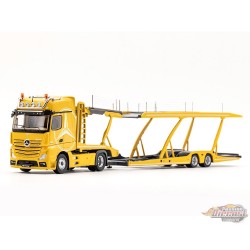 Mercedes-Benz AMG Actros Auto Transporter - Jaune - GCD - 1:64 - KS-069-402 Passion Diecast