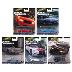 Hot Wheels - Car Culture - 1:64 - 2024 HW Fast & Furious - Release H - Ensemble De 5 Voitures - HNW46-956H - Passion Diecast