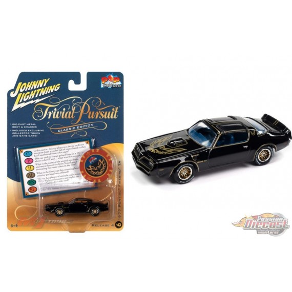 Trivial Pursuit - 1977 Pontiac Trans Am - Johnny Lightning 1/64 - JLSP268 Passion Diecast