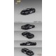 LBWK Liberty Walk F488 Widebody Indonesia Exclusive - Matted Black with Carbon - CM Model - 1:64 - CM64-LB488-INA