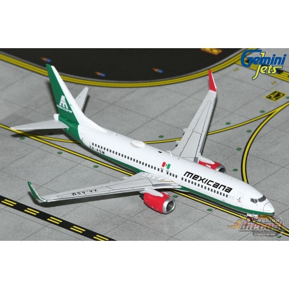 Mexicana Boeing 737-800W / XA-ASM / Gemini 1:400 GJMXA2266 GJ2266