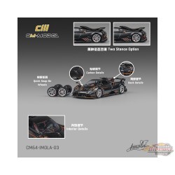 Pagani Imola - Gris métallisé - Limited Edition - CM Model - 1:64 - CM64-IMOLA-03 Passion Diecast