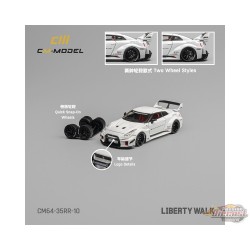 Nissan LBWK Supersilhouette 35GT-RR - Blanc - Limited Edition - CM Model - 1:64 - CM64-35RR-10 Passion Diecast