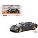 Pagani Utopia - ÉDITION FIBRE DE CARBONE - Fibre de carbone noire - Tarmac Works - 1/64 - T64G-TL055-BCF