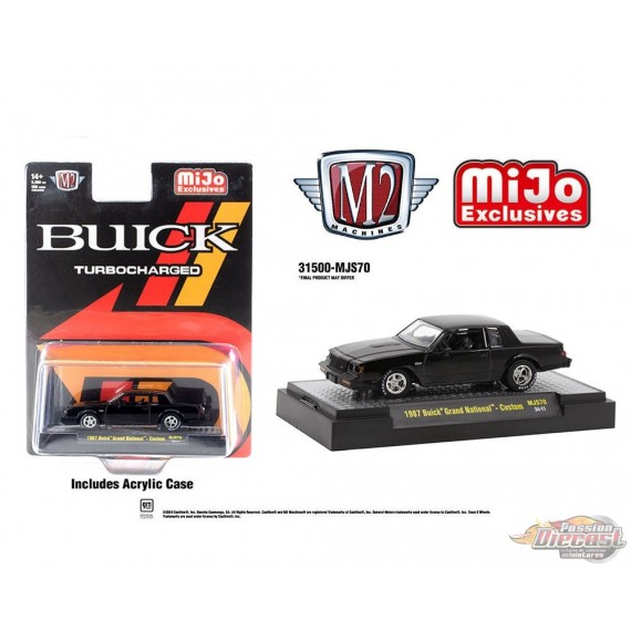 1987 Buick Grand National Custom - Mijo Exclusives - M2 Machine - 1:64 -  31500-MJS70