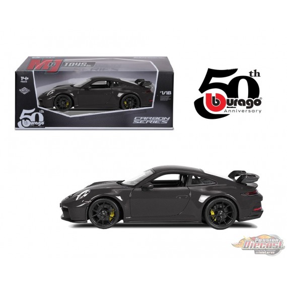 Porsche 911 GT3 - Carbon Series - 50th Anniversary Limited Edition - Bburago 1/18 - 18-11103 Passion Diecast 