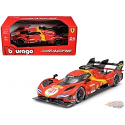 Ferrari 499P LMH No.51 2023 24H Le Mans Champion - Ferrari Racing - Bburago 1/24 - 18-26309