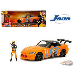 Honda S2000 2001 figurine Naruto - Naruto Shippuden - Hollywood Rides - Jada - 1/24 - 35351- Passion Diecast 