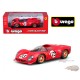 Ferrari 330 P4 No.23 Winner 1967 24h Daytona - Ferrari Racing - Bburago 1/24 - 18-26310 - Passion Diecast 