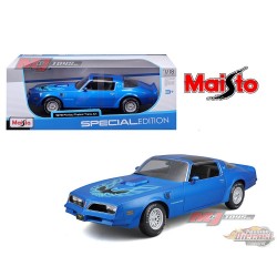 1978 Pontiac Firebird Trans Am - Bleu - 1/18 - MAISTO - 31464 BL