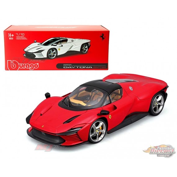 Ferrari Daytona SP3 - Red - Signature Series - Bburago 1/18 - 18-16912 RD Passion Diecast 