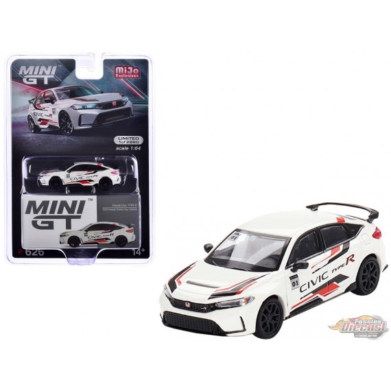 Honda Civic Type R 2023 Honda Thanks Day Vietnam - Mini GT - 1:64 - MGT00626 Passion Diecast