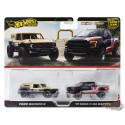 Car Culture 2 Pack Ford Bronco R & Ford F-150 Raptor - Hot Wheels 1:64 - HRR77-956M