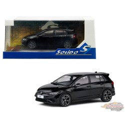 Volkswagen Golf VIII R 2022 - Noir profond nacré - Solido - 1/43 - S4311803 - Passion Diecast 