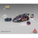 (Preorder) Mitsubishi Lancer Evolution IX Widebody - Chrome violet - Limited Edition - CM Model - 1:64 - CM64-EVOIX-29