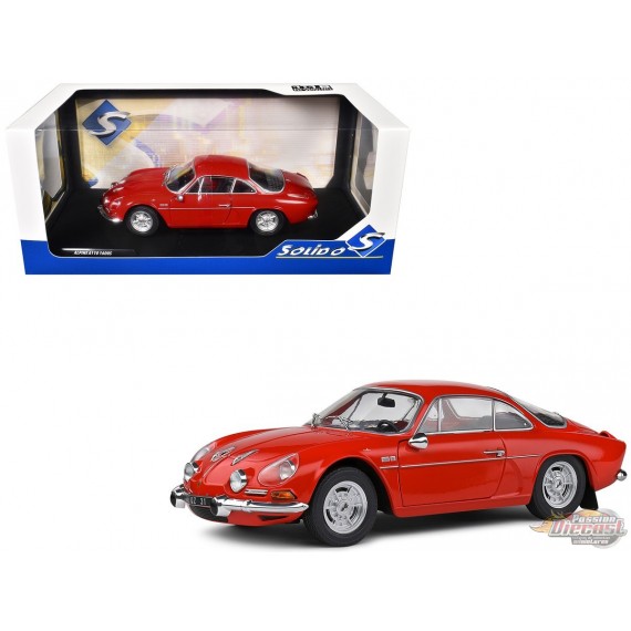 Alpine A110 1600S 1969 Rouge - Solido - 1/18 - S1804209 - Passion Diecast 
