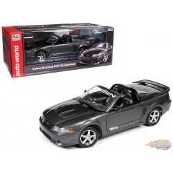 2003 Mustang Saleen S281 SC Speedster en gris ombre foncé - Auto World / American Muscle 1/18 - AMM1306 - Passion Diecast 