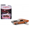 Dodge Challenger 1970 en orange - Barrett-Jackson 'Scottsdale Edition' Series 14 - 1/64 Greenlight - 37310 C