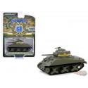 1943 M4 Sherman Tank US Army World War II - Battalion 64 Series 4 - 1/64 Greenlight - 61040 C