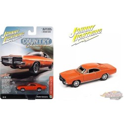 1969 Dodge Charger Orange - Hobby Exclusive - Johnny Lightning 1:64 - JLSP206 - Passion Diecast