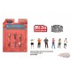 Figures The Fanatics - 6 Piece metal set - American Diorama - 1/64 - AD-2420 Passion Diecast