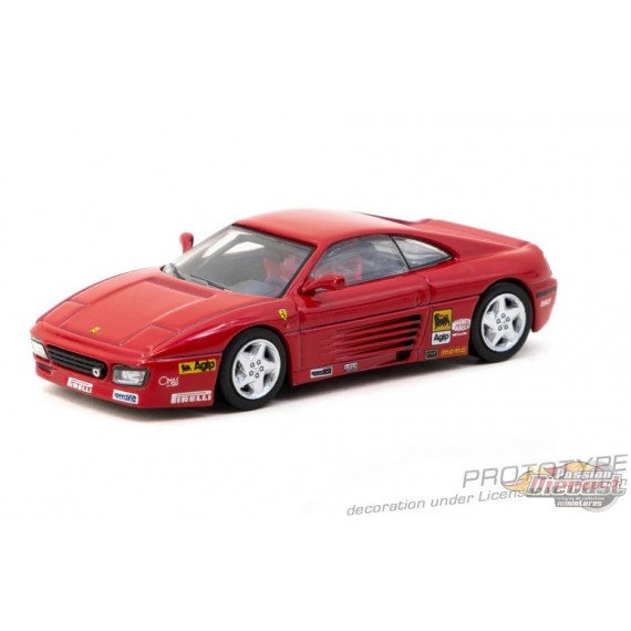 Ferrari 348 Challenge Presentation Rouge - Tarmac Works - 1/64 - T64-082-PRE