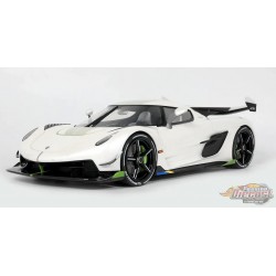 KOENIGSEGG JESKO CRISTAL BLANC 2019 - 1/12 - GT SPIRIT - GT501