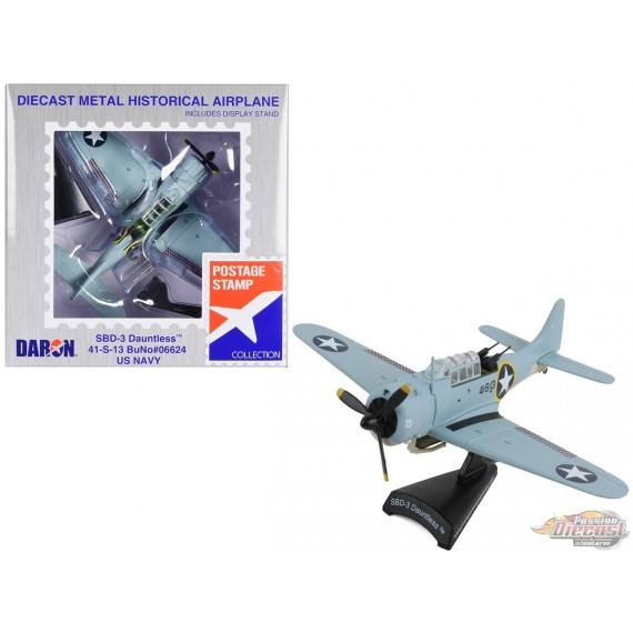 Douglas SBD-3 Dauntless   US Navy   POSTAGE STAMP 1/87  PS5563-1