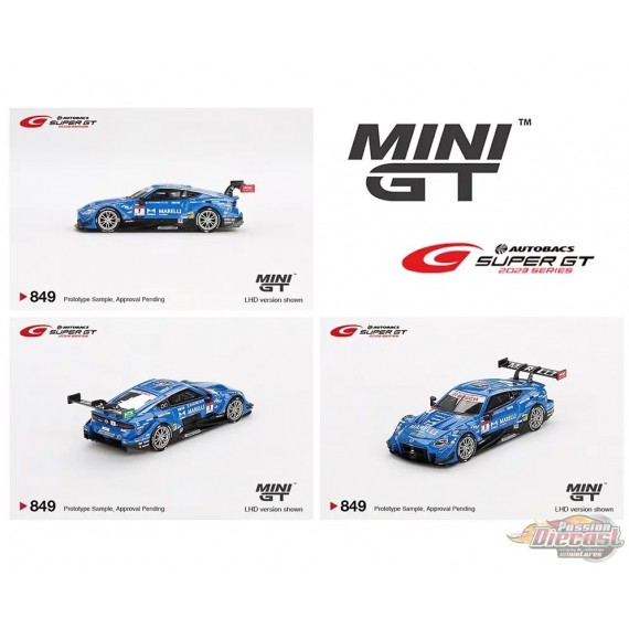 Japan Exclusive Nissan Z GT500 No.1 MARELLI IMPUL Z TEAM IMPUL 2023 SUPER GT Serie - Mini GT - 1:64 - MGT00849
