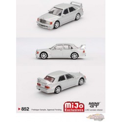 Mercedes-Benz 190E 2.5-16 Evolution II Astral Silver - Mini GT - 1:64 - MGT00852 Passion Diecast
