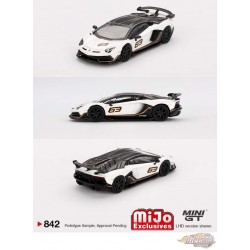 Lamborghini Aventador SVJ 63 Bianco Asopo - Mini GT - 1:64 - MGT00842 Passion Diecast