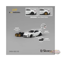 Subaru BRZ Varis Widebody custom - Blanc - Limited Edition - CM Model - 1:64 - CM64-BRZ-09 Passion Diecast