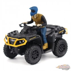 Can-Am Outlander XT-P 1000R ATV in Iron Gray, Black, and Neo Yellow - Diecast Master 1/32 - 60006 Passion Diecast