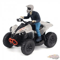 VTT Can-Am Renegade X XC 1000R en gris craie et rouge magma - Diecast Master 1/32 - 60008 Passion Diecast