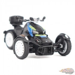 Moto 3 roues Can-Am Ryker Rally en bleu galactique - Diecast Master 1/32 - 60014