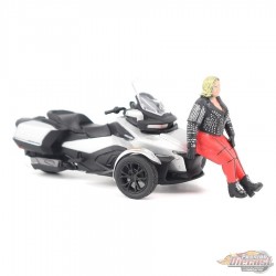 Can-Am Spyder RT Hyper argent - Diecast Master 1/32 - 60016