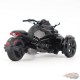 Can-Am Spyder F3 3-Wheel Motorcycle in Steel Black Metallic - Diecast Master 1/32 - 60018 Passion Diecast