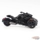 Can-Am Spyder F3 3-Wheel Motorcycle in Steel Black Metallic - Diecast Master 1/32 - 60018 Passion Diecast