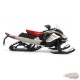 Motoneige Ski-Doo MXZ X-RS en rouge Spartan - Diecast Master 1/32 - 60024