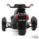 R/C - Can-Am Ryker Rally 3-Wheel Motorcycle in Black, White, and Red. - Remote Control - Diecast Master 1/6 - 30603