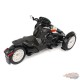 R/C - Can-Am Ryker Rally 3-Wheel Motorcycle in Black, White, and Red. - Remote Control - Diecast Master 1/6 - 30603