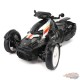 R/C - Can-Am Ryker Rally 3-Wheel Motorcycle in Black, White, and Red. - Remote Control - Diecast Master 1/6 - 30603