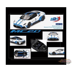 Maserati MC20 No.2 Maserati Performance Experience - White - BBR Models - 1:64 - BBRDIE6407 Passion Diecast