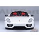 Porsche 918 Spyder Weissach Package (Blanc avec intérieur rouge) - Autoart 1/18 - 77920 - Passion Diecast 