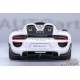 Porsche 918 Spyder Weissach Package (Blanc avec intérieur rouge) - Autoart 1/18 - 77920 - Passion Diecast 