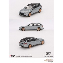 (Preorder) BMW M3 Competition Touring Gris Brooklyn - Mini GT - 1:64 - MGT00864