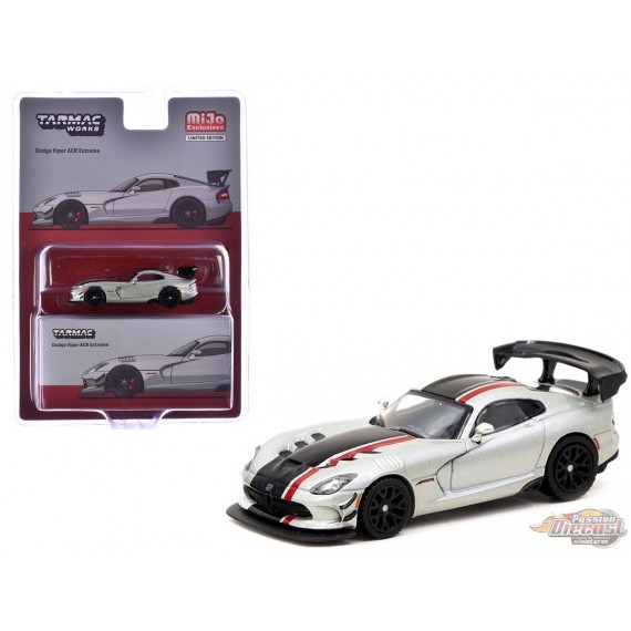 Dodge Viper ACR Extrême - Argent - Tarmac Works - 1/64 - T64G-TL028-SL Passion Diecast