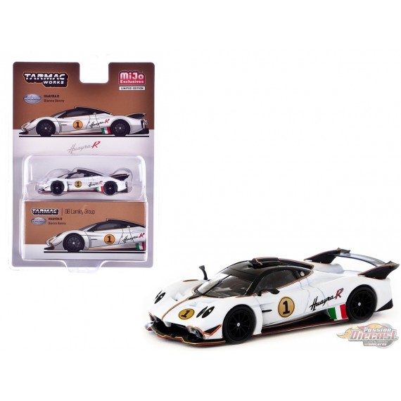 Pagani Huayra R - Bianco Benny - Tarmac Works - 1/64 - T64G-TL035-WH Passion Diecast